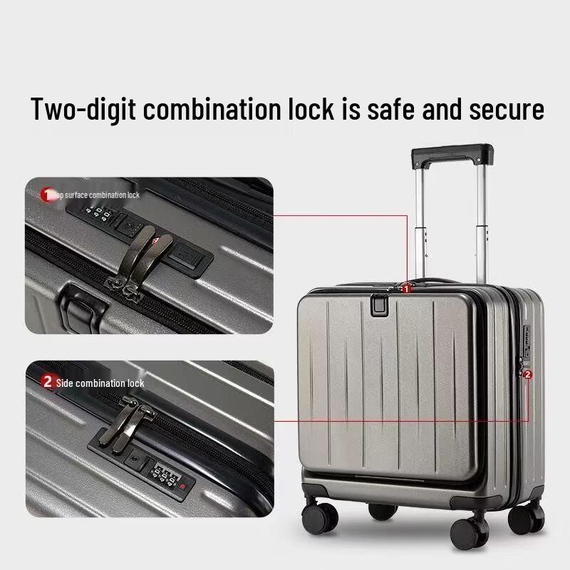 JOURHEY SHI Business PC Hardshell Carry-on Spinner Luggage