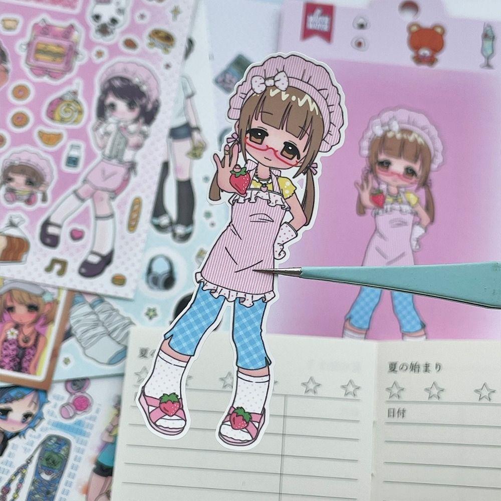 Cute Deco Stationery Stickers Kawaii Phone Craft Stickers New Scrapbooking Stickers