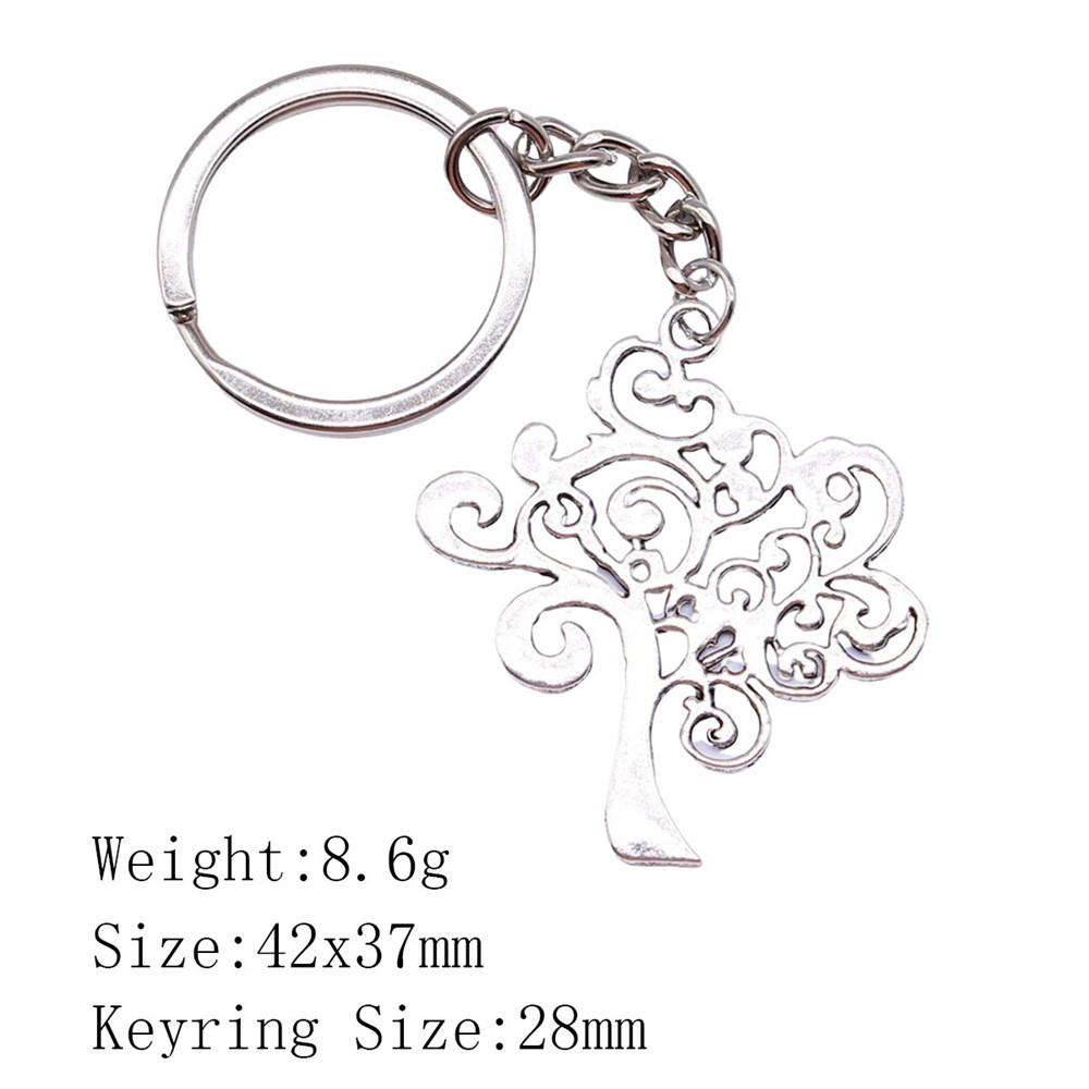 Birthday Gifts Men Keychain Tree Of Life Key Ring Biz Woman Chains