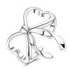 925 Silver Charms Colorful Bow Set Earrings Ring Beads Pendant for Women Bracelets Necklaces DIY Jewelry Gift