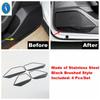 Silver Car Door Loudspeaker / indow Pillar A Stereo Speaker Panel Cover Trim Accessories For VW Volkswagen Arteon 2018 -
