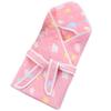 Пеленка для новорожденных, детское банное полотенце, одеяло из хлопковой марли [Boasorchi] 100% 6-слойная (розовый)
