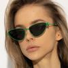 Luxury Metal Punk Cat Eye Sunglasses Women Men Designer Sun Glasses Lady Trendy Steampunk Gold Black Eyewear