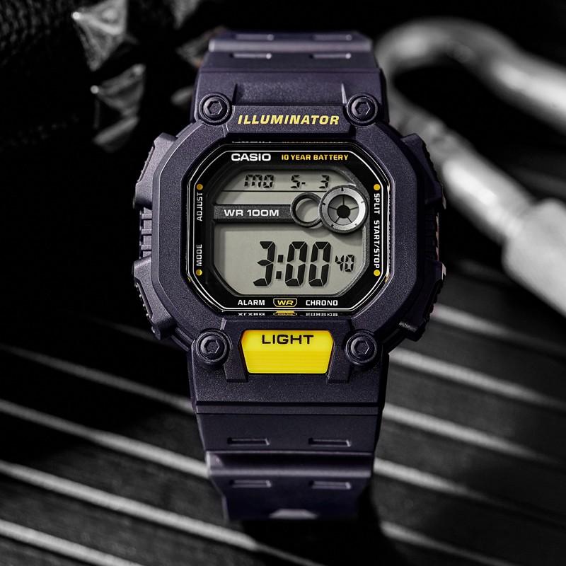 Casio Мужские СЕРЫЕ часы для ПОДРОСТКОВ W-737H-2A W-737H-2A