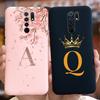 Чехол для Xiaomi Redmi 9 Redmi9 Prime Милый Чехол с Короной и Буквами Силиконовый Мягкий ТПУ Чехол для Телефона Для Xiaomi Redmi 9 Prime Redmi9 Чехол