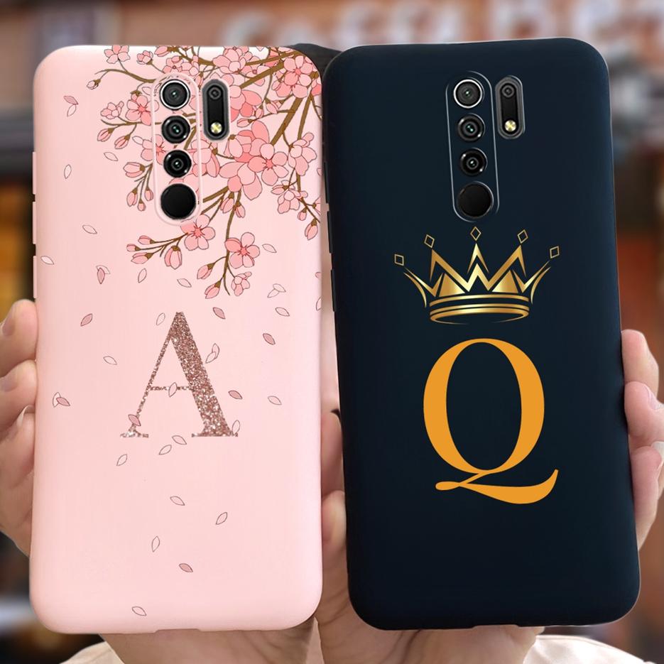 Чехол для Xiaomi Redmi 9 Redmi9 Prime Милый Чехол с Короной и Буквами Силиконовый Мягкий ТПУ Чехол для Телефона Для Xiaomi Redmi 9 Prime Redmi9 Чехол