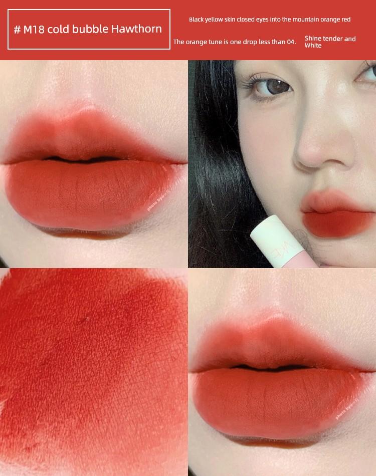 AKF Lip Mud M08/25/09/19/04/M07 Color Sea Salt Princess Caramel Chocolate Glaze Lipstick