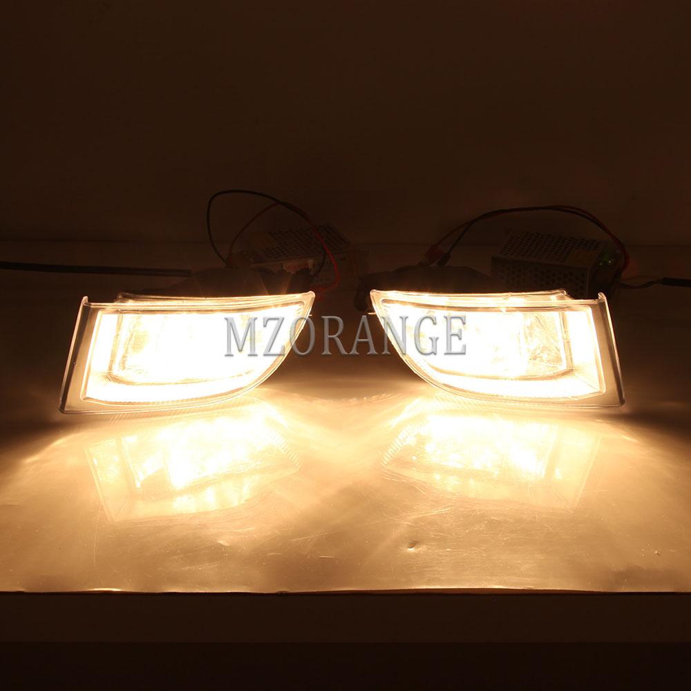 Fog Lights Led Fog Lights for Toyota Land Cruiser Prado 120 2002-2009 Headlight Fog Light Clear Lens Fog Lamps Driving Lamp