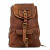 Сумка из козьей кожи Рюкзак Рюкзак для ноутбука Подлинная Мужская винтажная S Travel Brown New
