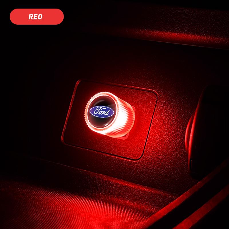 1pcs USB car interior LED car atmosphere lighting For Ford mk2 mk3 Ranger Mondeo mk4 S-MAX Kuga Mustang Fusion Car Styling
