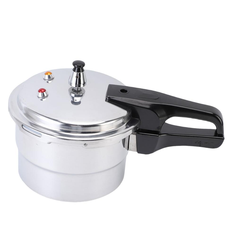 Pressure Cooker 3L Explosion Proof Aluminum Stovetop Fast Cooking Canning Cooker Pot with Steam Rack for Kitchen