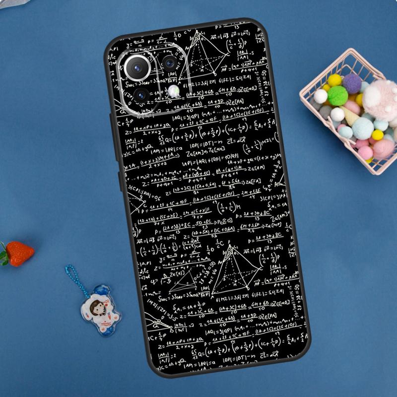 Mc2 With E=mc Math Case For POCO F5 X3 X5 Pro X4 F4 GT C40 M5s F3 Cover For Xiaomi 13 12 Lite 12T 11T Pro 12X