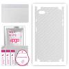 apgo Protective Skin Sticker for the Back+sides Compatible with Apple iPhone 7 Plus, Full Wrap Film, Foil, Vinyl - Pattern Transparent Carbon
