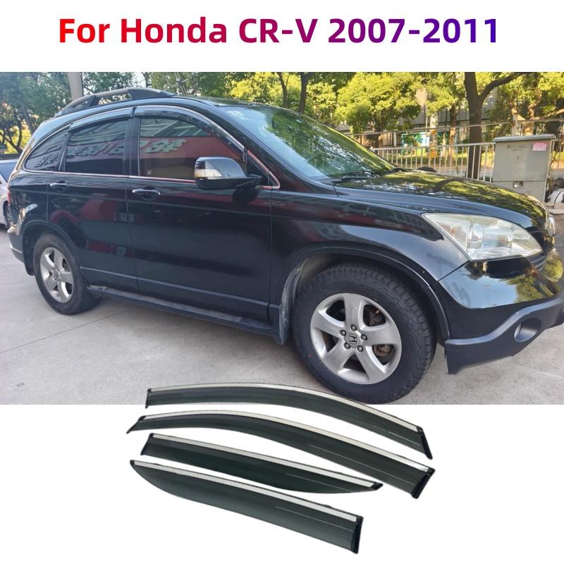 Window Visor Deflector Sun Rain Guard Cover Stainless Steel For Honda CRV CR-V 2007-2011 / 2012-2016 / 2017-2022 / 2023-2025