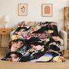 Kpop Stray Kids Музыкальная Звезда Фланелевое Одеяло Мягкое Теплое Плед для Спальни Гостиной Кровати Путешествий Кемпинга Пикника Подарок