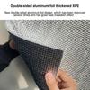 Reflective Insulation Insulated Aluminum Film Window Heat Blocker Insulation Heat Shield Radiant Barrier For Attic Window