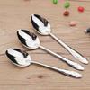 10Pcs Stainless Steel Spoon Ramen Noodles Tablespoons Scoop Rice Salad Stirring Scoop Home Kitchen Tableware Cooking Utensils