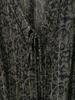 Women's Spring Fashion Metallic Thread Print Dress, European American Style