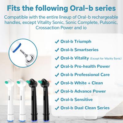Совместимые с электрической зубной щеткой Oral B сменные насадки, межзубные насадки для чистки между зубами - 2X
