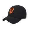 MLB Кепка из полиэфирного волокна с вышивкой San Francisco Giants, унисекс, стиль для пары, черная, 3ACP0802N-14BKS