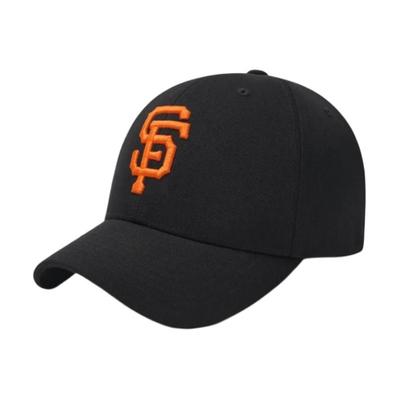MLB Кепка из полиэфирного волокна с вышивкой San Francisco Giants, унисекс, стиль для пары, черная, 3ACP0802N-14BKS