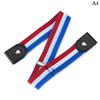Buckle-Free Belts For Women Men Jean Pants Dress No Buckle Adjustable Stretch