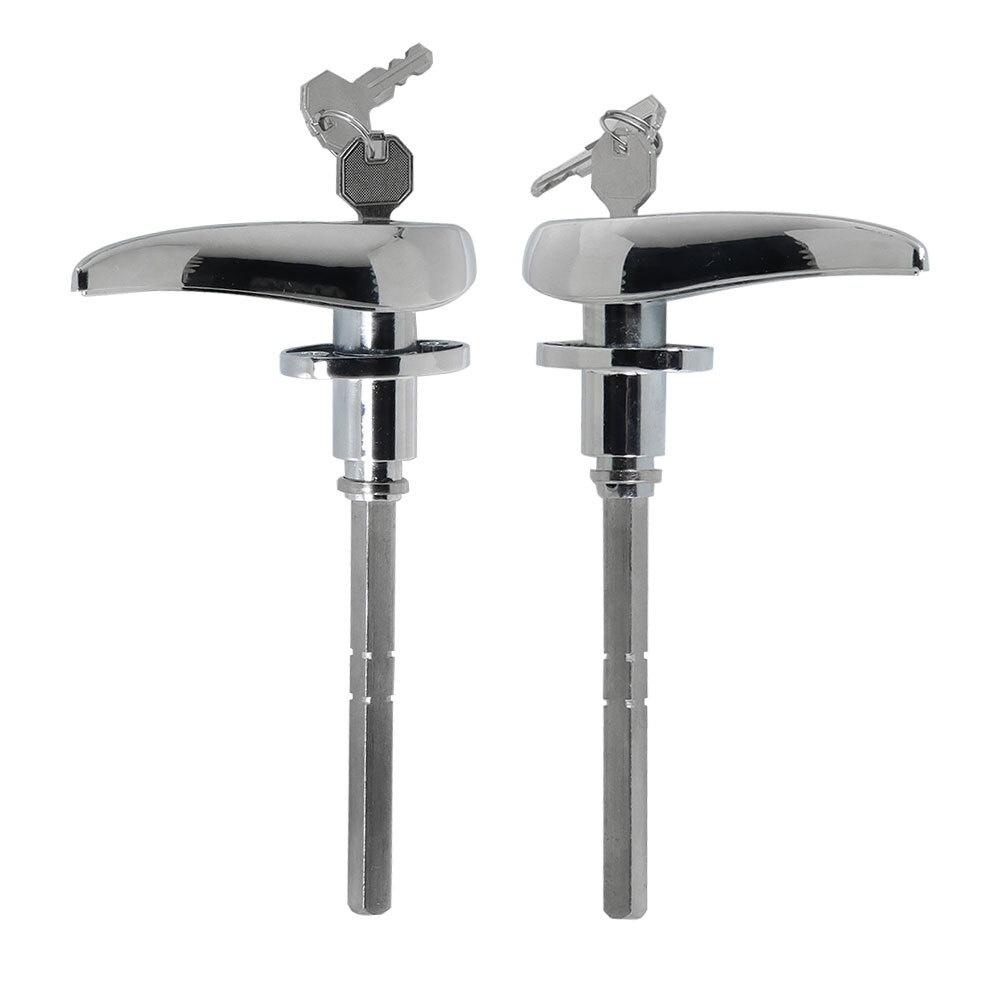 2Pcs For 1932 1933 1934 Ford Coupe Car Exterior Locking Door Handles with 4 Keys