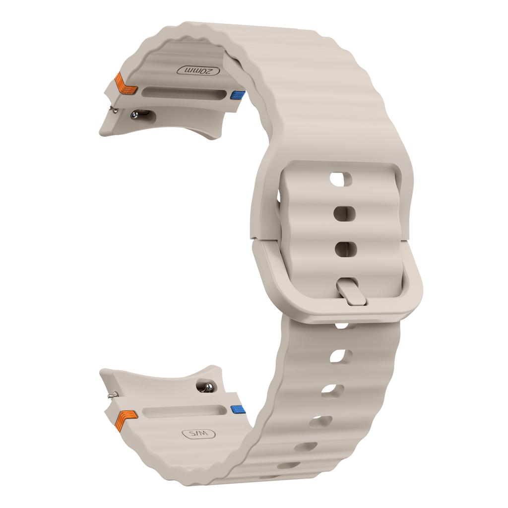 Band for Samsung Galaxy Watch 7 6 4 5 pro FE 44mm 40mm Original Silicone Bracelet correa Galaxy Watch4 6 Classic 43mm 47mm Strap