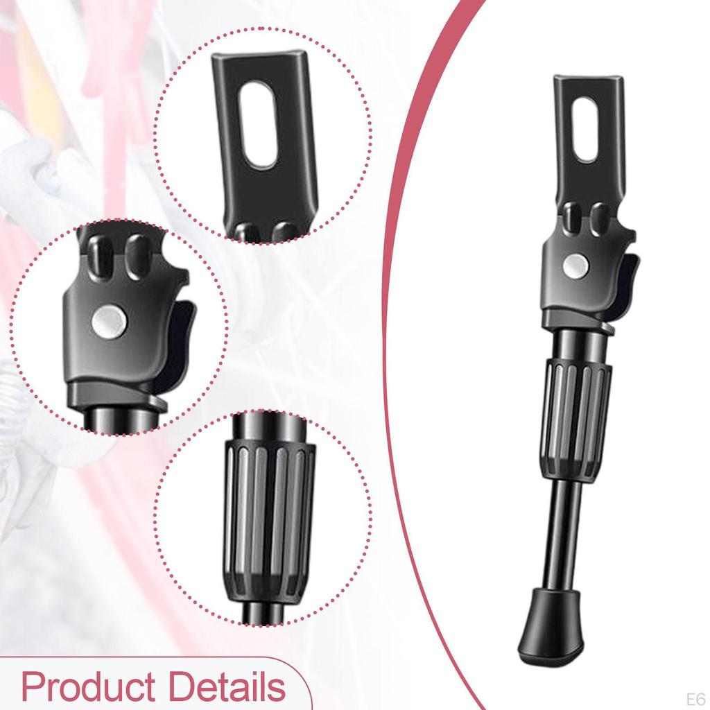 Adjustable Kickstand for Kids Bicycle, Side Support Mountain Bikes