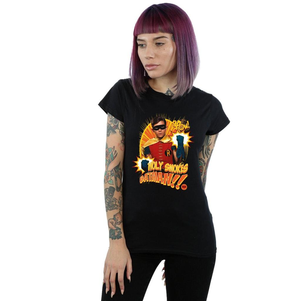 DC Comics Womens/Ladies Batman TV Series Holy s Cotton T-Shirt