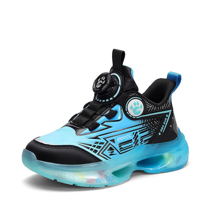 Boys' sports shoes Spring and Autumn 2025 new knob children's dad shoes medium and older boys' professional training basketball shoes