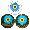 Colorful Sunflower Windmills High Quality Wooden Wind Spinners For Home Garden DIY Kids Outdoor Activities Layout Pinwheels Toys