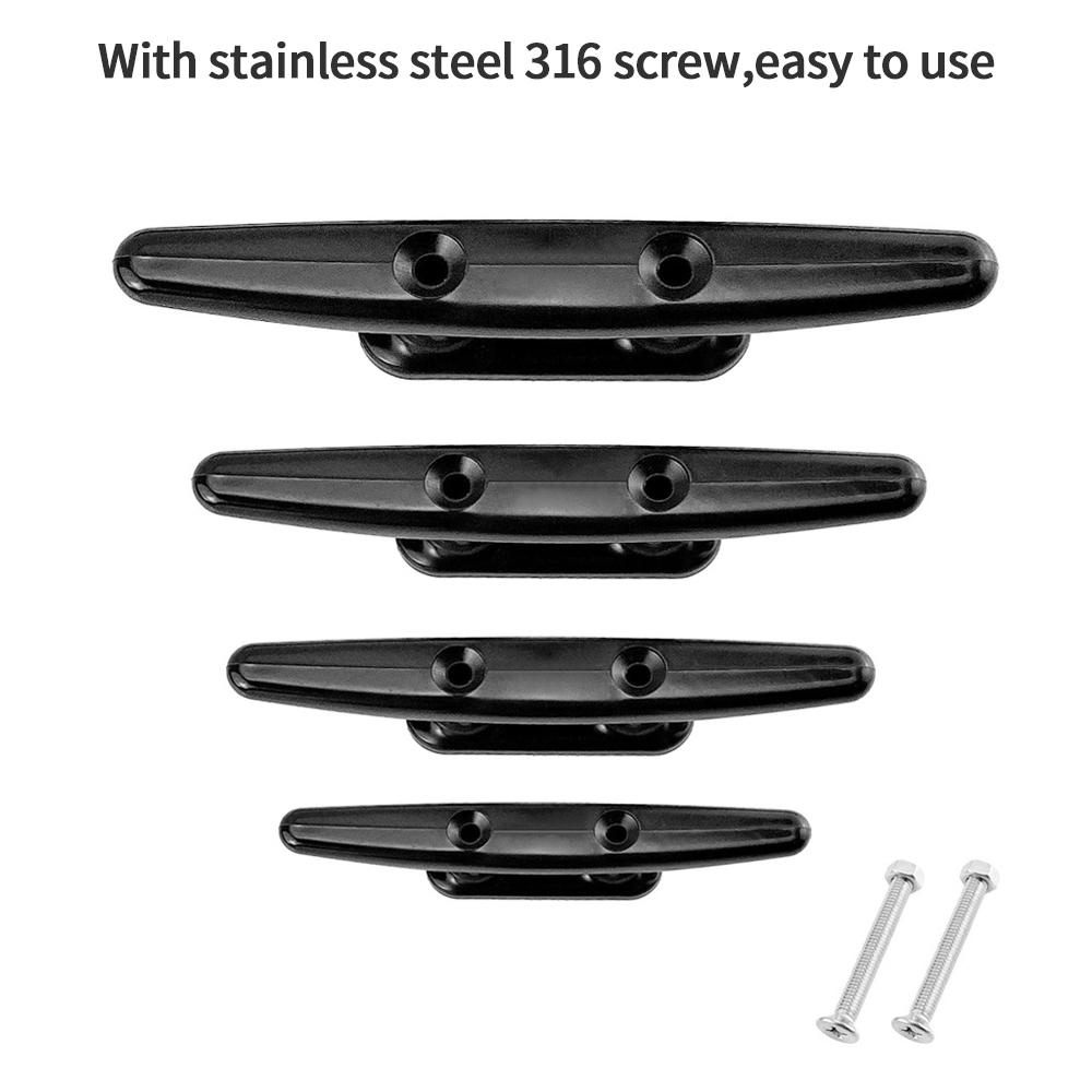 Cleat Rope Portable Boat Nylon Open Base Cleat Dock Desk Line Cleat With Stainless Steel Screw For