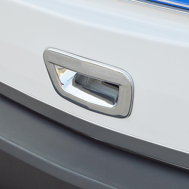 Подходит для 2014 2015 2016 Chevrolet Trax Tracker Хромированная задняя крышка багажника, крышка багажника, накладка на заднюю дверь, аксессуары, наклейка, 1 шт.