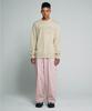 SCULPTOR Varsity Crewneck Sweater Natural