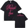 Midnight Sun Tee Zara Larsson Singer's Same Style Tee-shirt Summer Casual 100%Cotton Tshirt Camiseta Casual High QualityTops