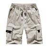 Casual Men's Fashion Drawstring Pocket Sports Pants Cotton Five-point Shorts Overalls Shorts