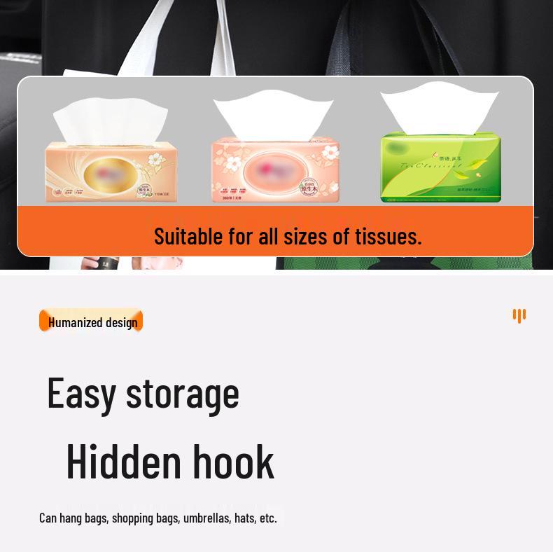 Совместимо с моделями Haval Chulian H2, F5, F7x, H1-H9, Big Dog: Ящик для хранения на сиденье, держатель для салфеток и стакана.