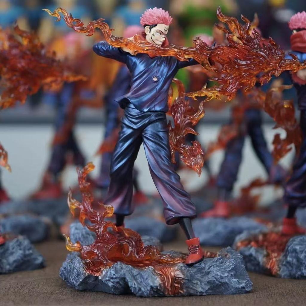 28см Аниме Фигурка Jujutsu Kaisen Лорд Проклятий Сукуна Фигурка Действия Коллекционная Фигурка ПВХ Модель Кукла Игрушки Подарок