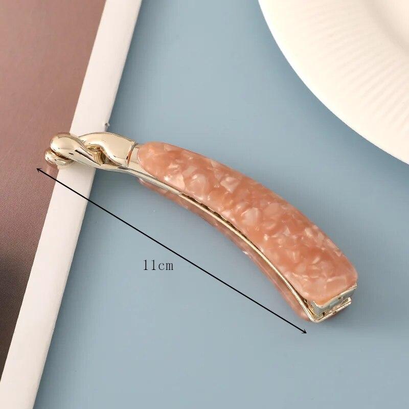 Frosted Banana Ponytail Clip Solid Color Hair Clip Women Hair Styling Clip Accessories Ponytail Barrettes Hair Claws Hairpins