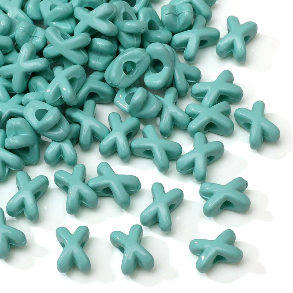 Разделительные бусины в форме вилки, акриловые шармы с эмалевой росписью для изготовления украшений своими руками, вариант 5 или 20 шт.