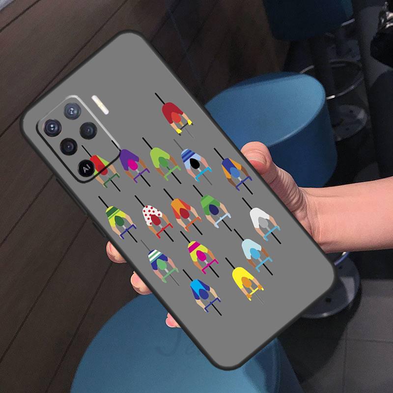 MTB Mountain Bike Cycling Bicycle Case For Oppo A16 A17 A18 A96 A76 A60 A80 A40 A38 A58 A78 A98 A94 A74 A54 A15 A57 A77 A5 Pro