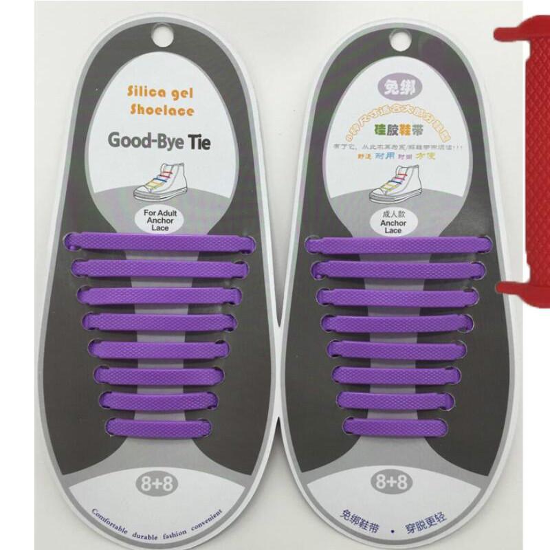 No Tie Rubber Elastic Shoelace Sneaker Adult Shoe Laces Running Shoelaces Athletic Shoe Laces