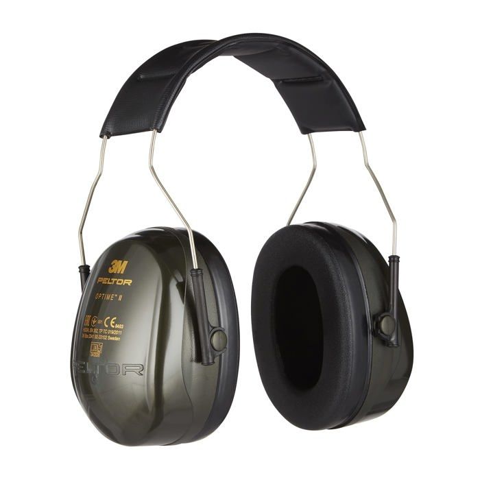 Casque - casque anti-bruit - bouchon 3m - H520AC1 - Casque Antibruit Confortable Peltor Optime II H520A, 1/PK (94 A 105 Db)
