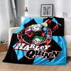 Harley Quinn And Joker Collage Blankets are suitable for living rooms,making them an ideal choice for outdoor travel and gifts.