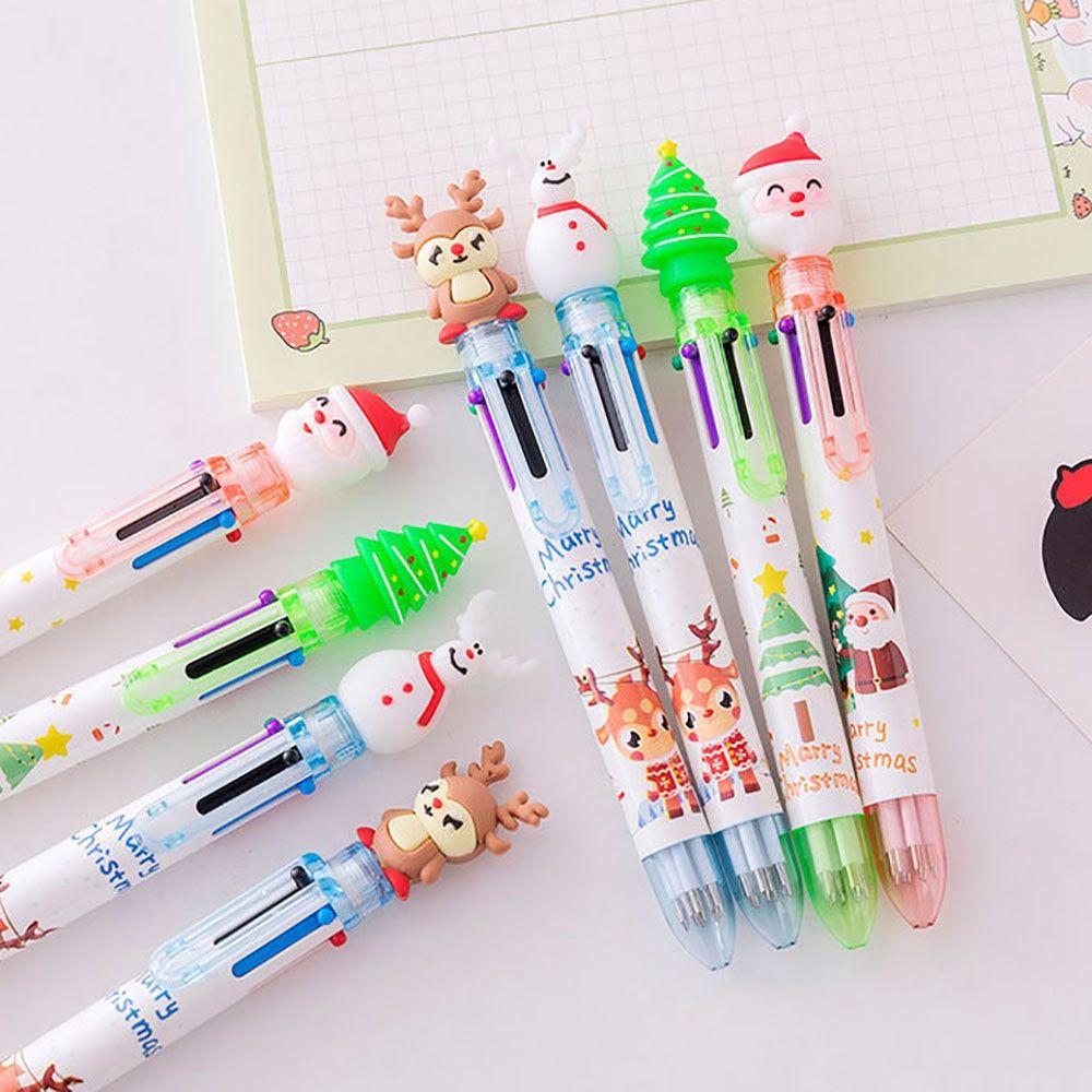Tree Reindeer Cute School Office Santa Claus Gel Pen Stationery Ballpoint Pen Neutral Pens
