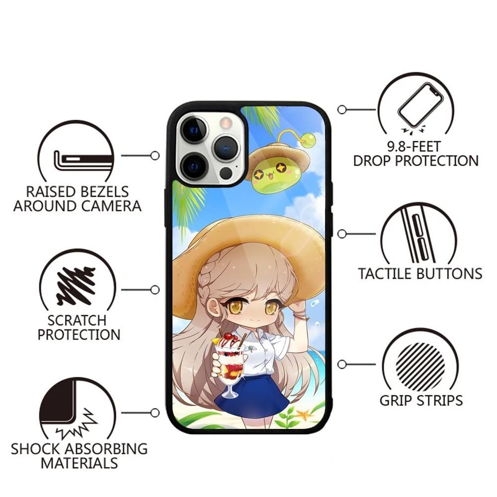 M-Maplestory Game Phone Case For iPhone 15,14,13,12,11,Plus,Pro,Max Mini Magsafe Magnetic Wireless Charging