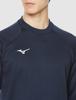 Mizuno Training Wear Crew Medium Sweatshirt, Neck, 32MCA175, Navy,