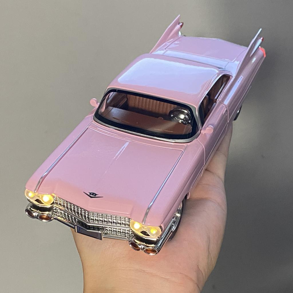 1:24 Scale Cadillac Eldorado Biarritz 1959 Series 62 Alloy Diecast Metal Model Desktop Ornaments Kids Gift Birthday Present Boys