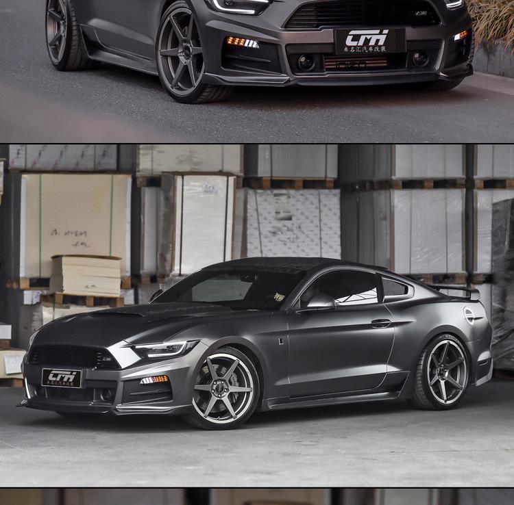 Carbon Fiber Vented Hood for 15-17 Ford Mustang Roush